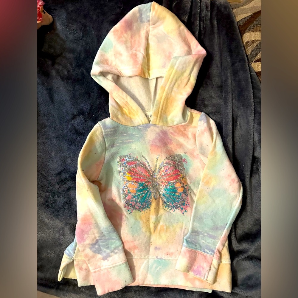 Butterfly Tie-Dye Hoodie